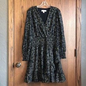 Michael Kors XL sparkly gold star dress